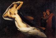 Ary Scheffer, Shades of Francesca de Rimini and Paolo in the Underworld